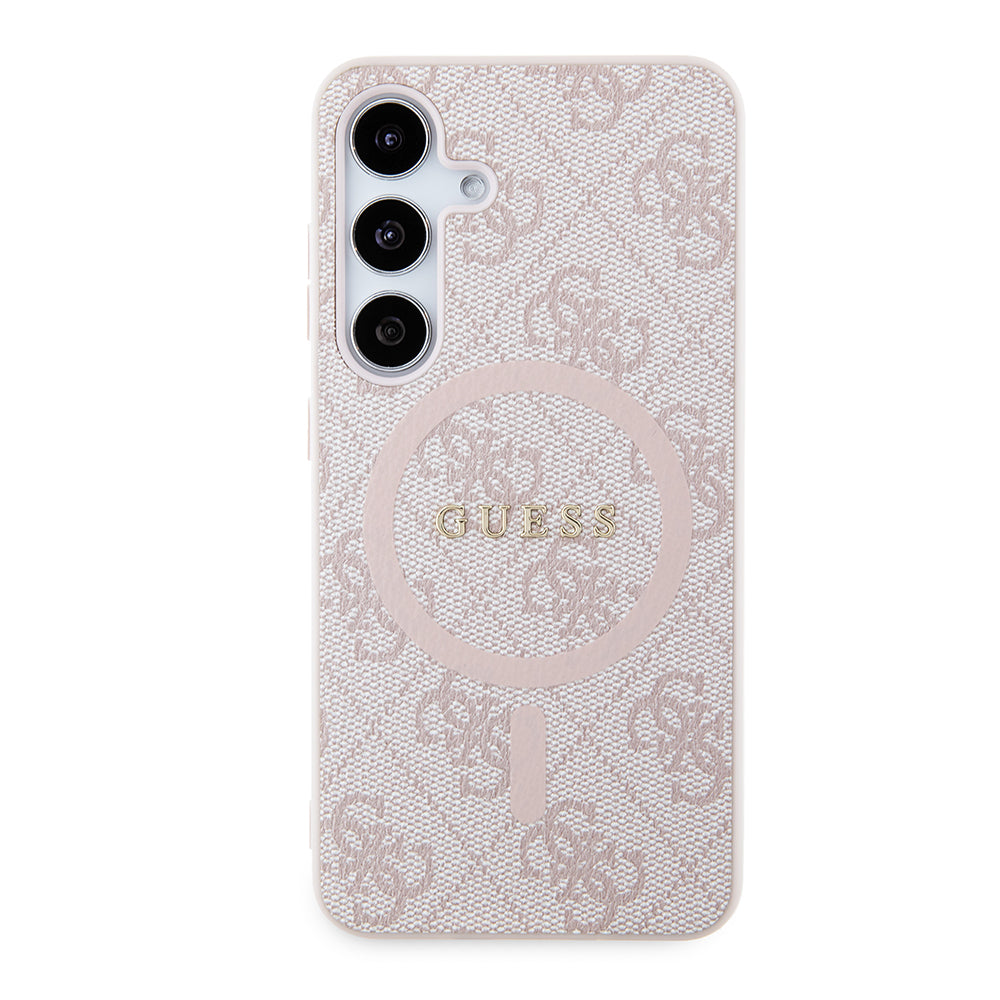 MagSafe Case for Samsung Galaxy Z Flip7 F766, Guess, 4G Collection, Pink
