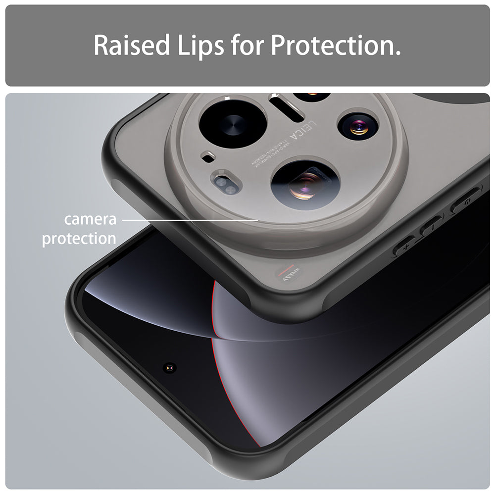 MagSafe Case for Xiaomi 17 Ultra, Techsuit, HaloFrost II, Black