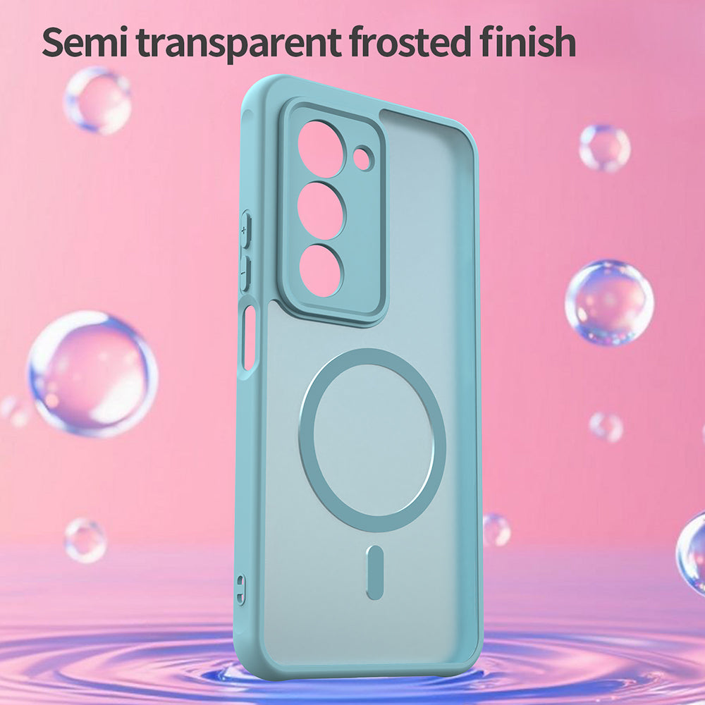 MagSafe Case for Xiaomi Redmi 15 5G / 15 4G, Techsuit, HaloFrost II, Light Green