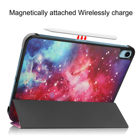 Case for Apple iPad (2025) / (2022), Techsuit, FoldPro Unicorn, Multicolor