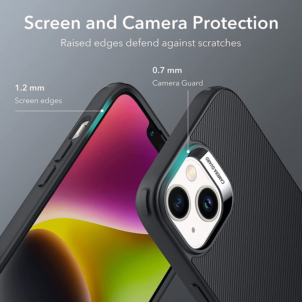 Case for Apple iPhone 14 Plus, ESR, Air Shield Boost Kickstand, Black