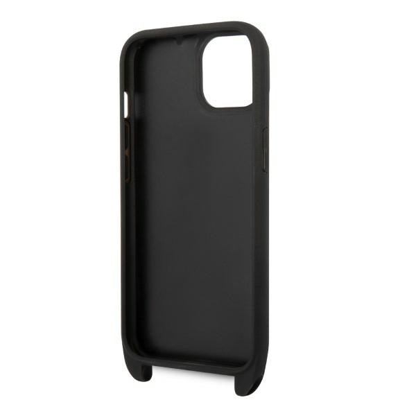 Case for Apple iPhone 14 Plus, Karl Lagerfeld, Monogram Ikonik Karl, White