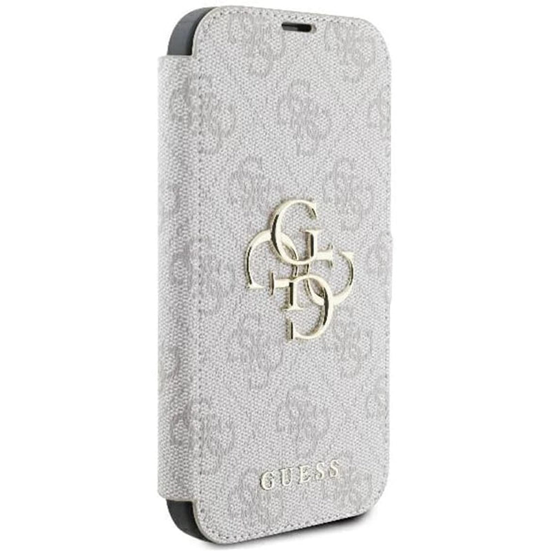 Case for Apple iPhone 16 Pro Max, Guess, 4G Book, Pink