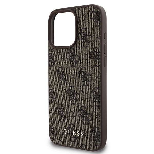 Case for Apple iPhone 16 Pro Max, Guess, 4G Classic, Pink