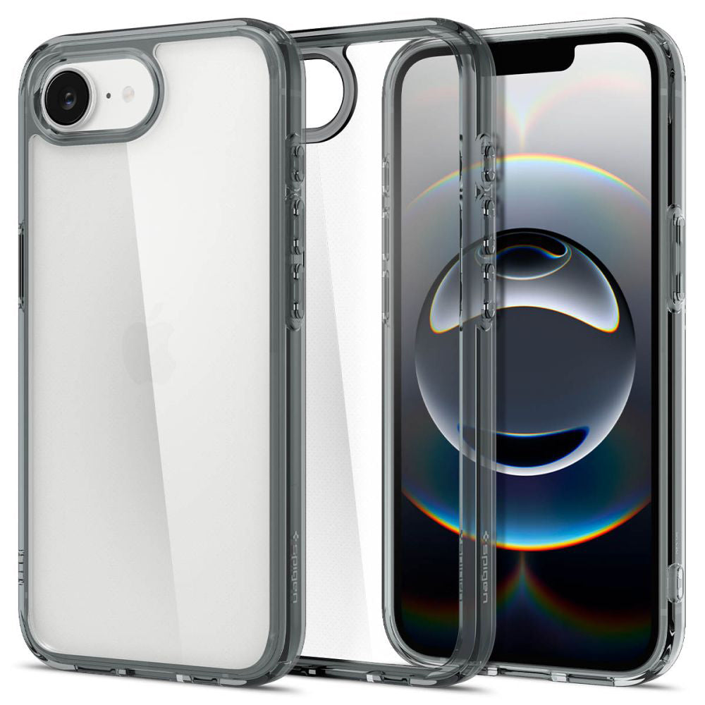 Case for Apple iPhone 17e / 16e, Spigen, Ultra Hybrid, Smoky ACS09531