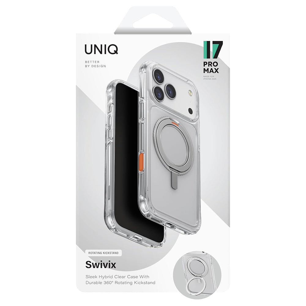 Case for Apple iPhone 17 Air, UNIQ, Swivix, Silver