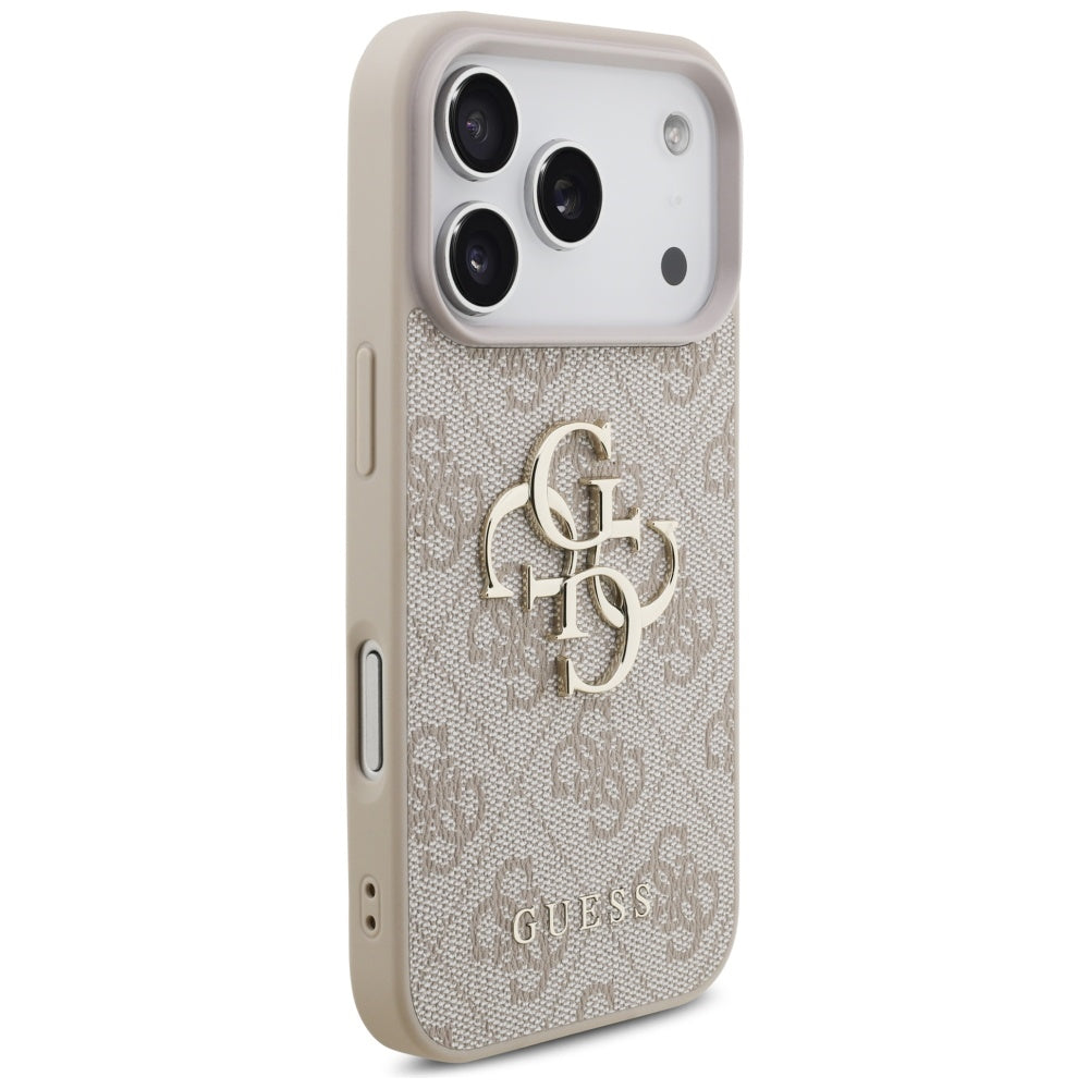 Case for Apple iPhone 17 Pro, Guess, 4G Big Logo, Pink