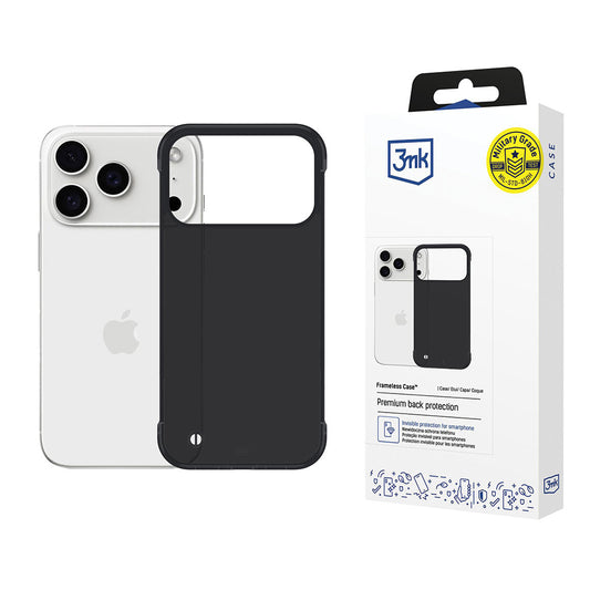 Case for Apple iPhone 17 Pro Max, 3MK, Just20g, Black