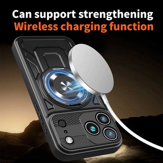 Case for Apple iPhone 17 Pro, Techsuit, RuggedCam, Purple