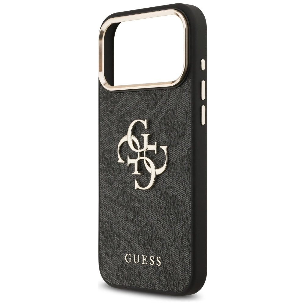 Case for Apple iPhone 18 Pro / 17 Pro, Guess, 4G Big Classic Logo, Black