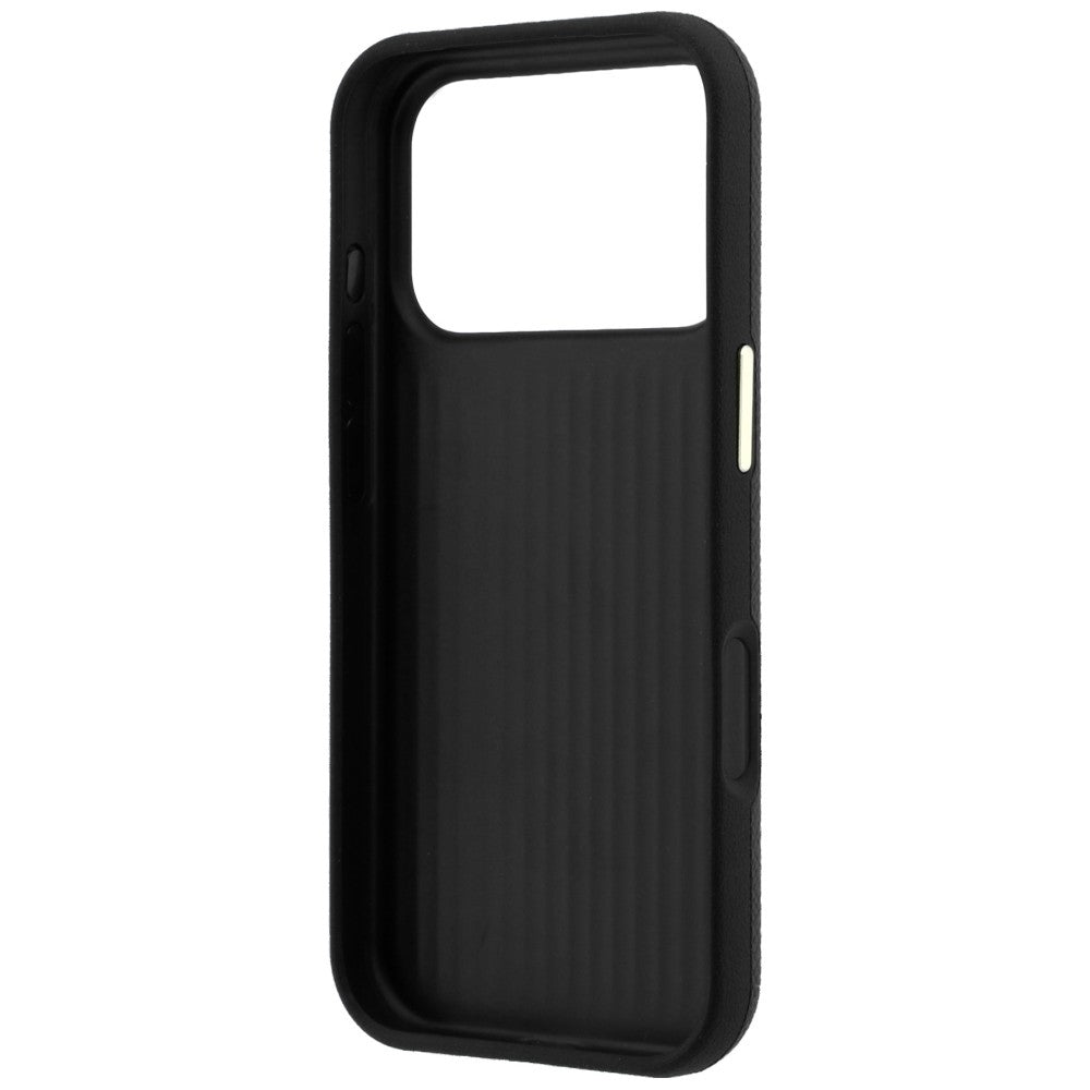 Case for Apple iPhone 18 Pro Max / 17 Pro Max, Guess, Grained Big Resin Logo, Black