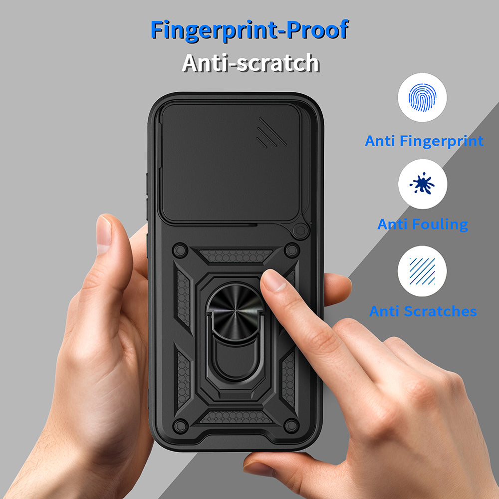 Case for Honor 600 Lite, Techsuit, CamShield, Black