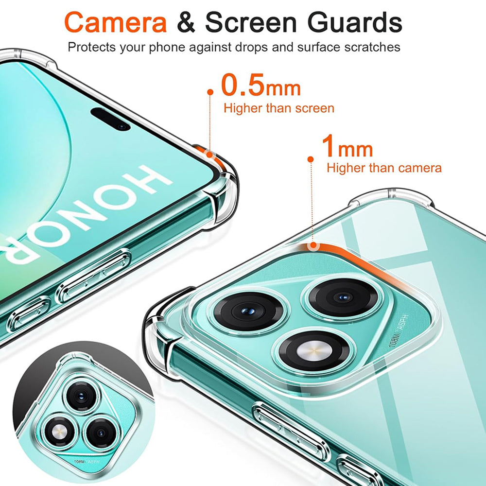 Case for Honor 600 Lite, Techsuit, Shockproof Clear, Transparent