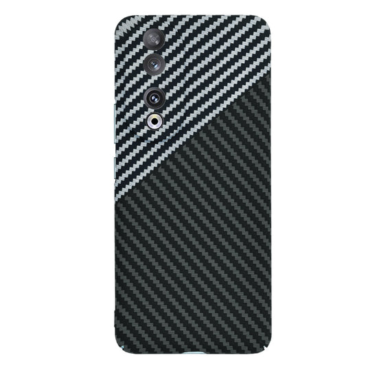 Case for Honor 90, Techsuit, Carbonite FiberShell, Black Gray
