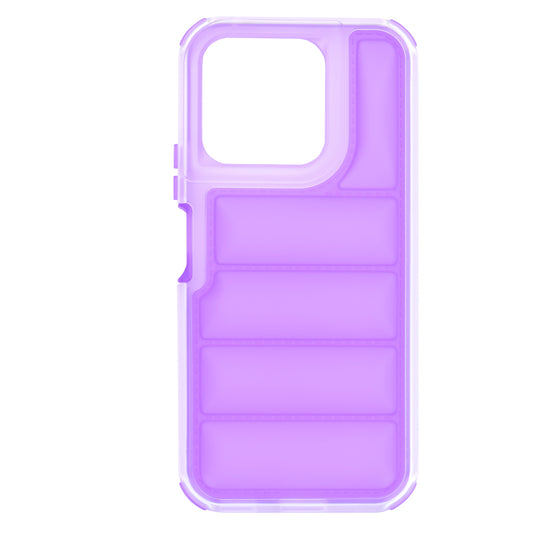 Case for Honor X8b, Techsuit, Wave Shield, Purple