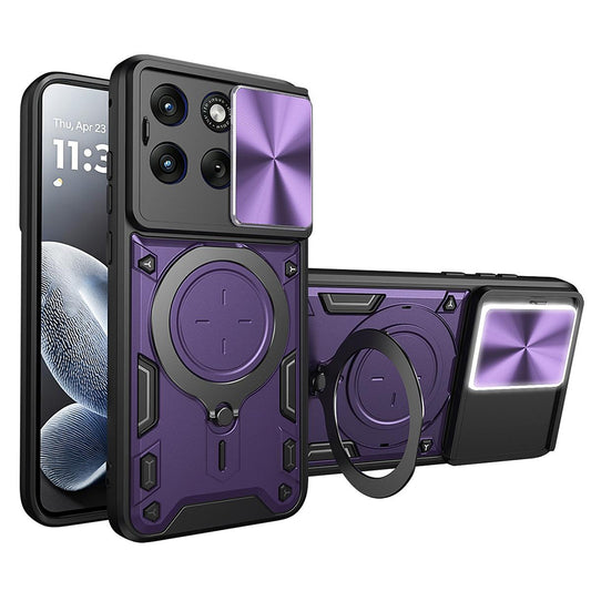 Case for Motorola Edge 70 Fusion, Techsuit, CamGuard Pro, Purple