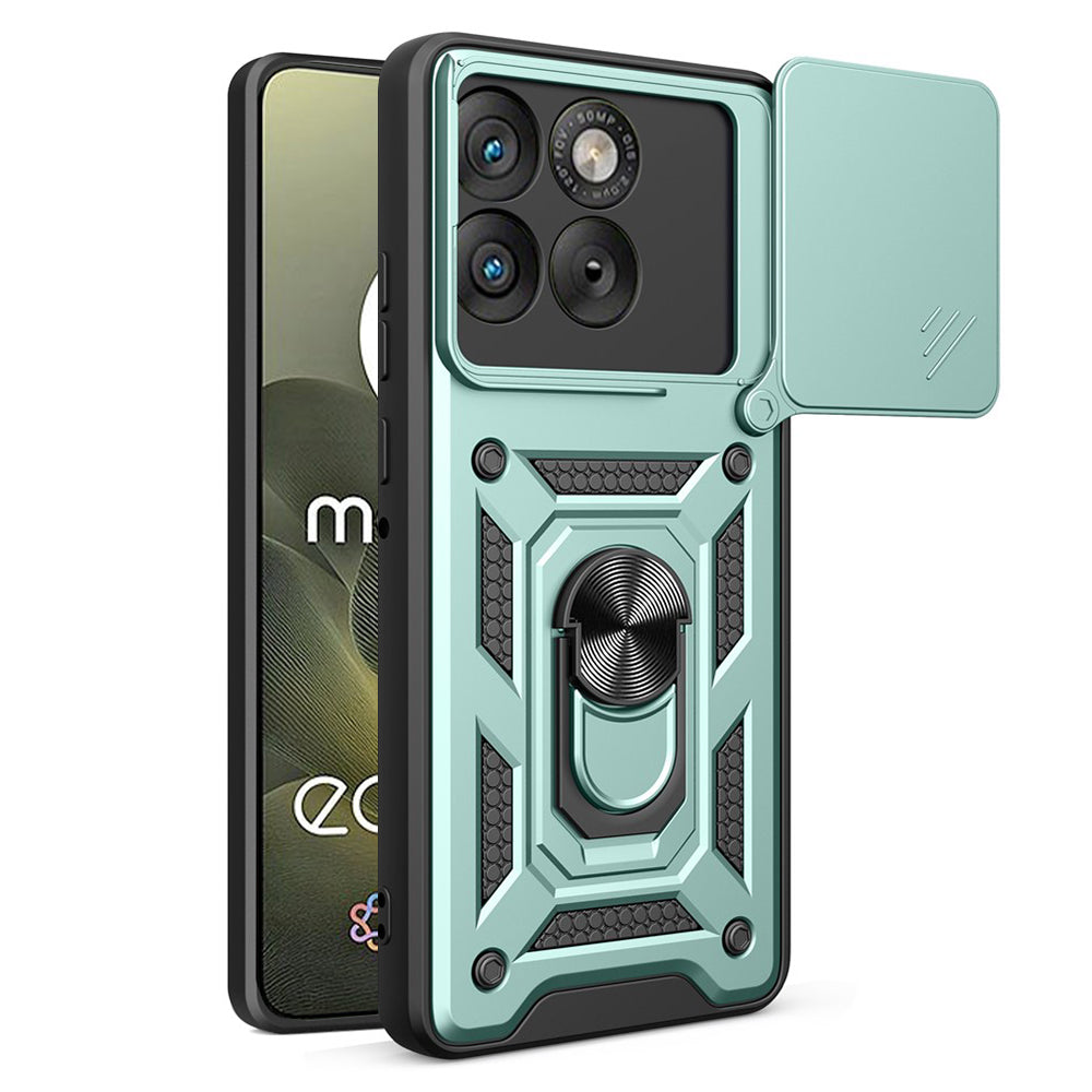 Case for Motorola Edge 70, Techsuit, CamShield, Green