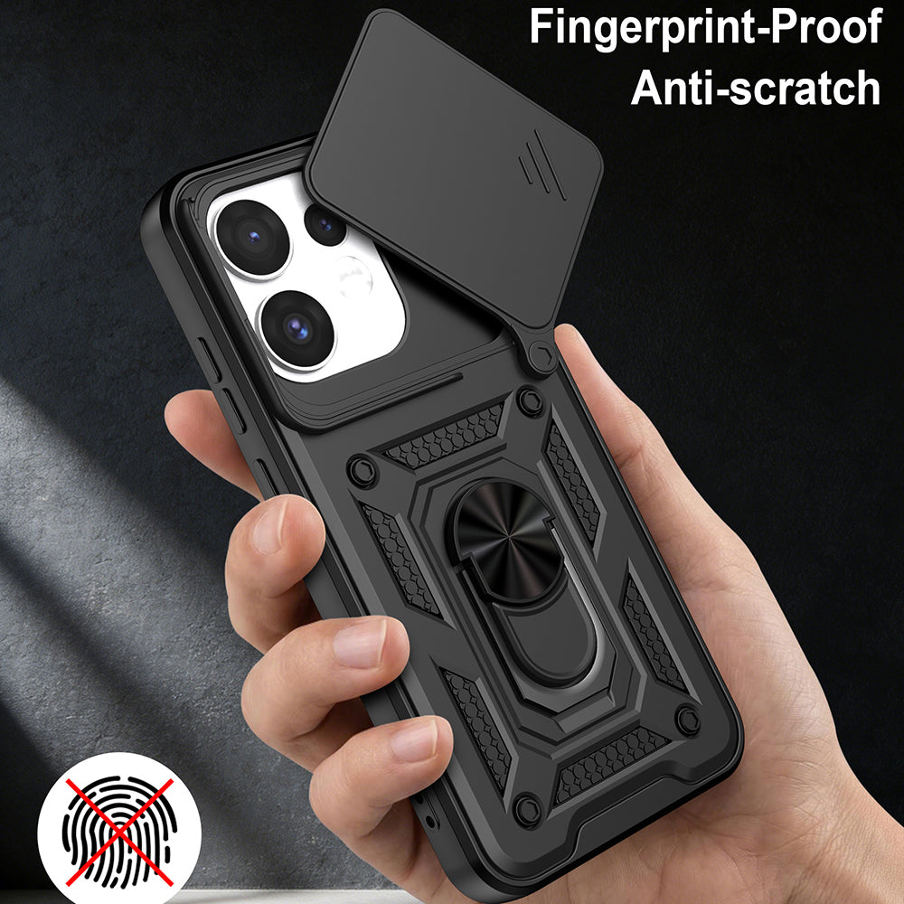 Case for Oppo Reno16 / Reno16 Pro, Techsuit, CamShield, Rose Gold