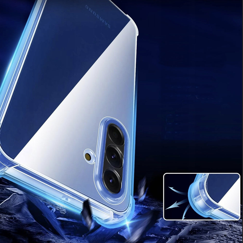 Case for Samsung Galaxy A17 5G A176, Techsuit, Shockproof Clear, Transparent