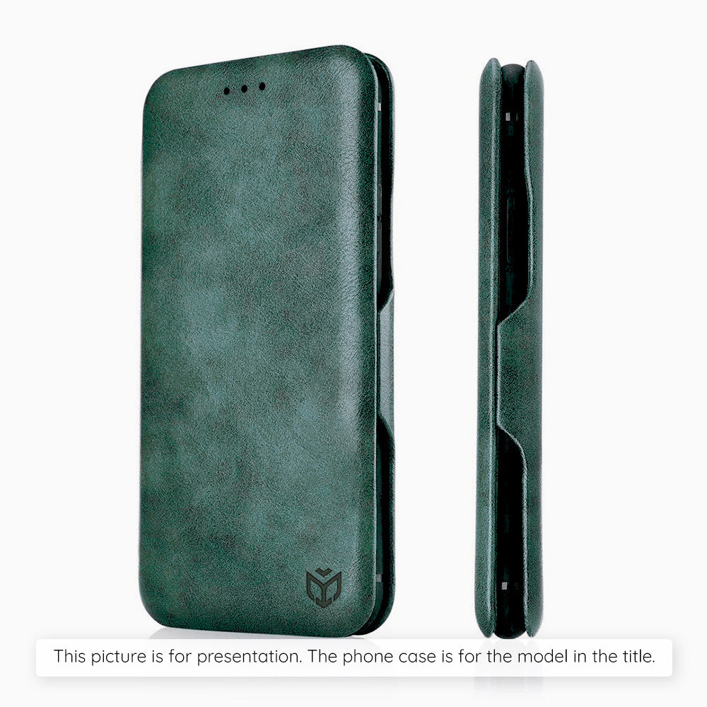 Case for Samsung Galaxy A37 5G, Techsuit, Safe Wallet Plus, Green