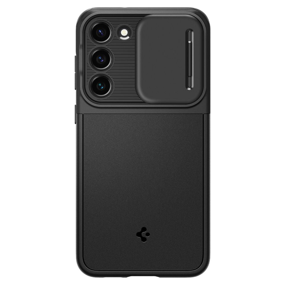 Case for Samsung Galaxy S23 S911, Spigen, Optik Armor, Black