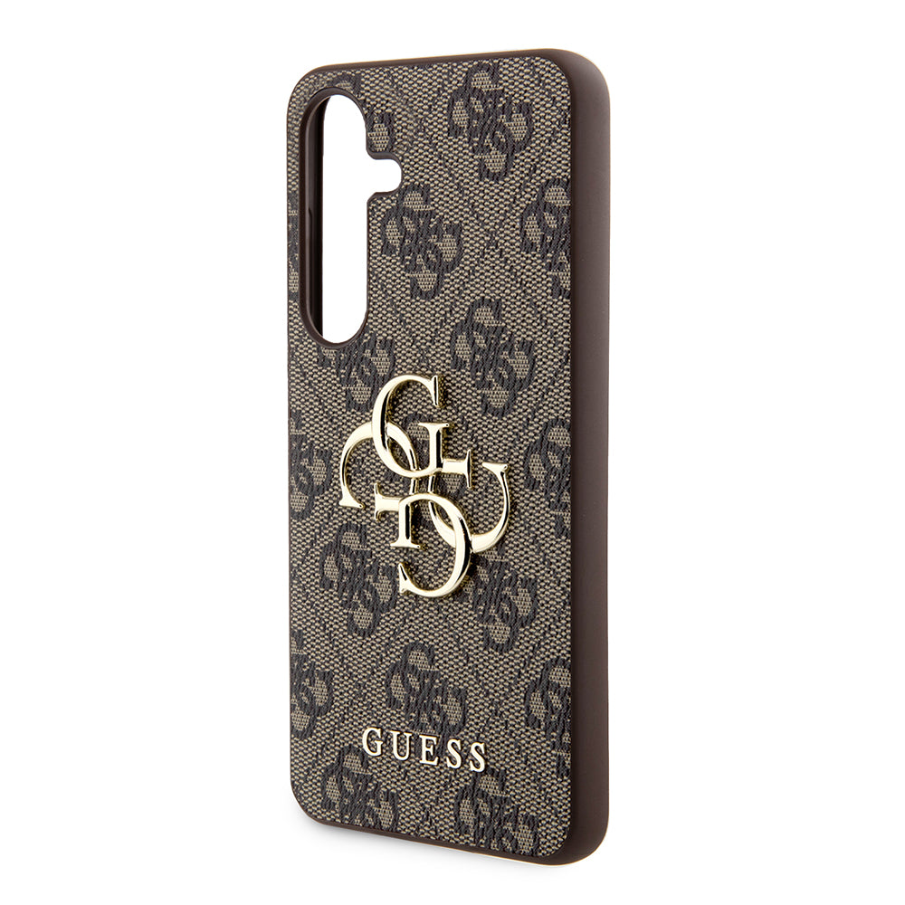 Case for Samsung Galaxy S24+ S926, Guess, 4G Big Logo, Brown
