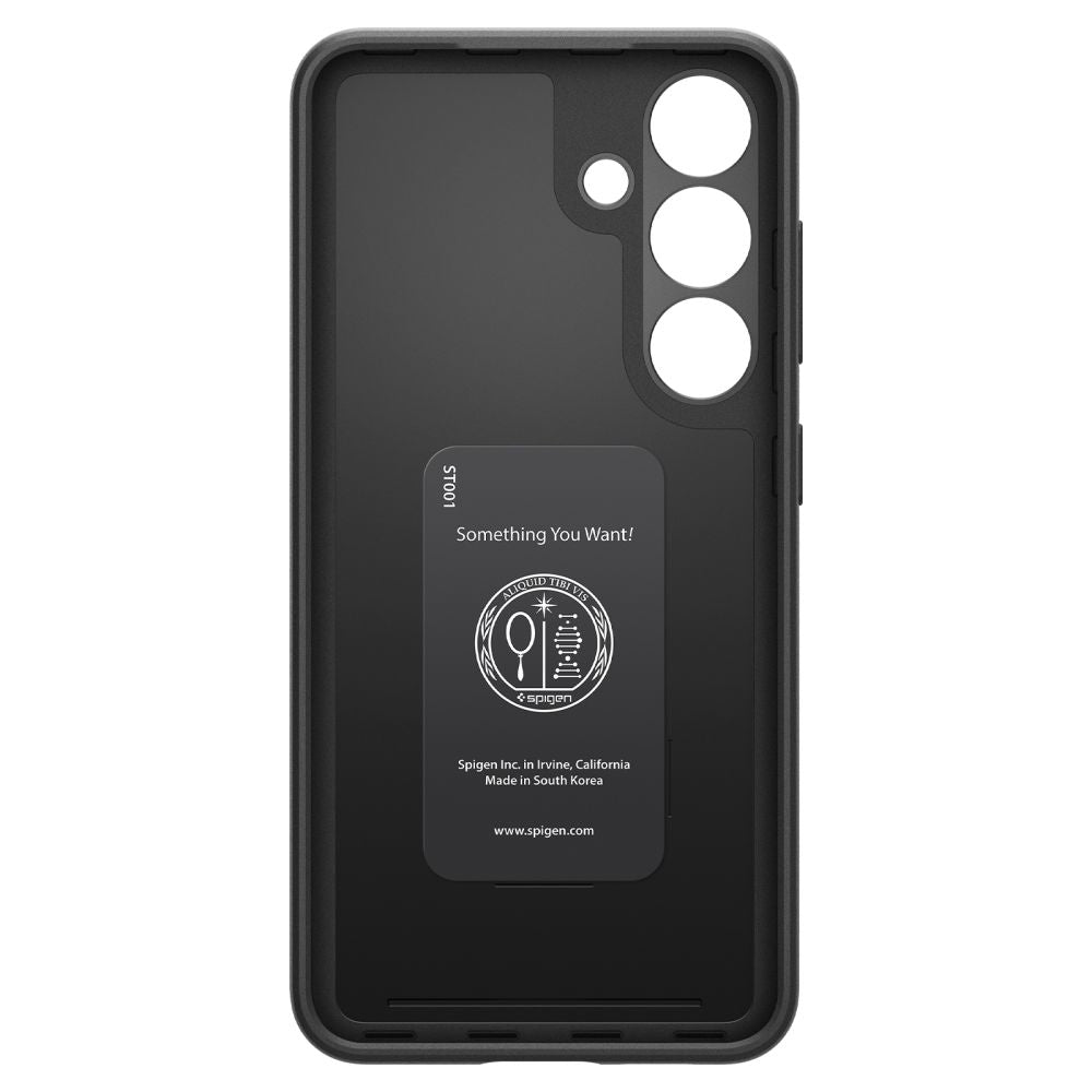 Case for Samsung Galaxy S24 S921, Spigen, Thin Fit, Black ACS07341
