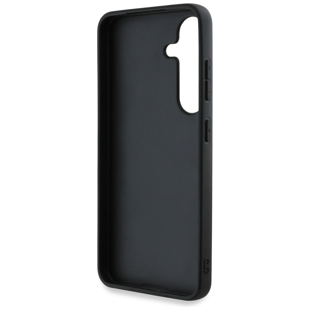 Case for Samsung Galaxy S25 S931, Guess, 4G Grained Big and Classic Logo, Brown