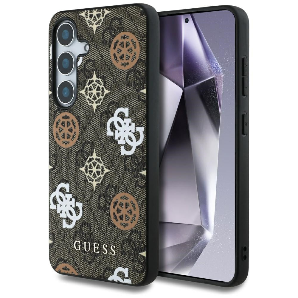 Case for Samsung Galaxy S25 S931, Guess, 4G Peony, Brown