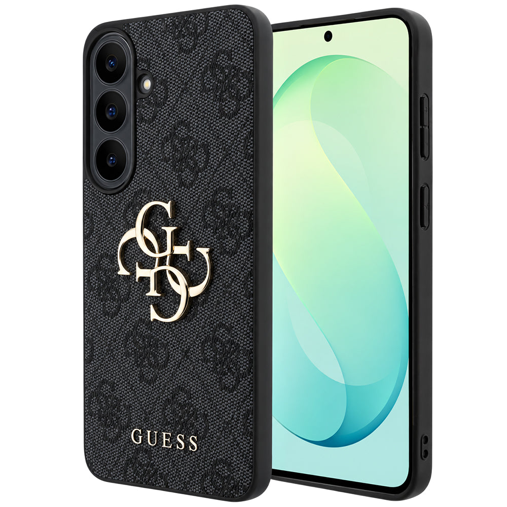 Case for Samsung Galaxy S26 FE S741, Guess, 4G Metal Logo, Black