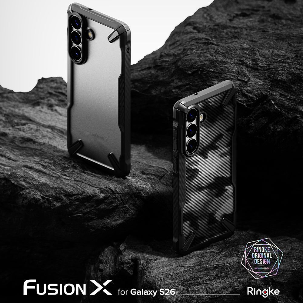 Case for Samsung Galaxy S26 Plus S947, Ringke, Fusion X, Camouflage