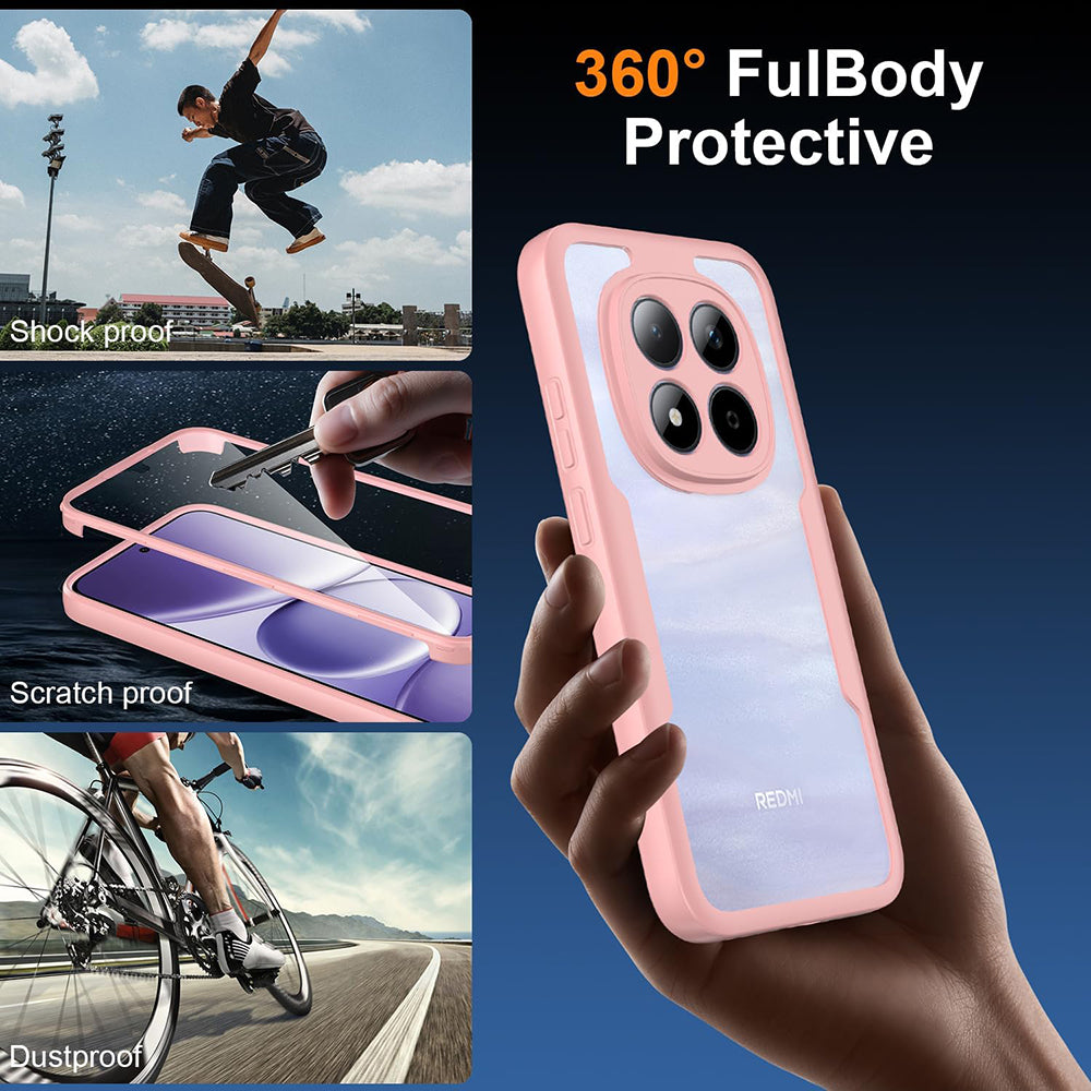 Case for Samsung Galaxy S26 S942, Techsuit, ColorVerse 360, Pink