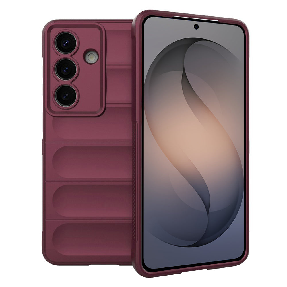 Case for Samsung Galaxy S26 S942, Techsuit, Magic Shield, Burgundy
