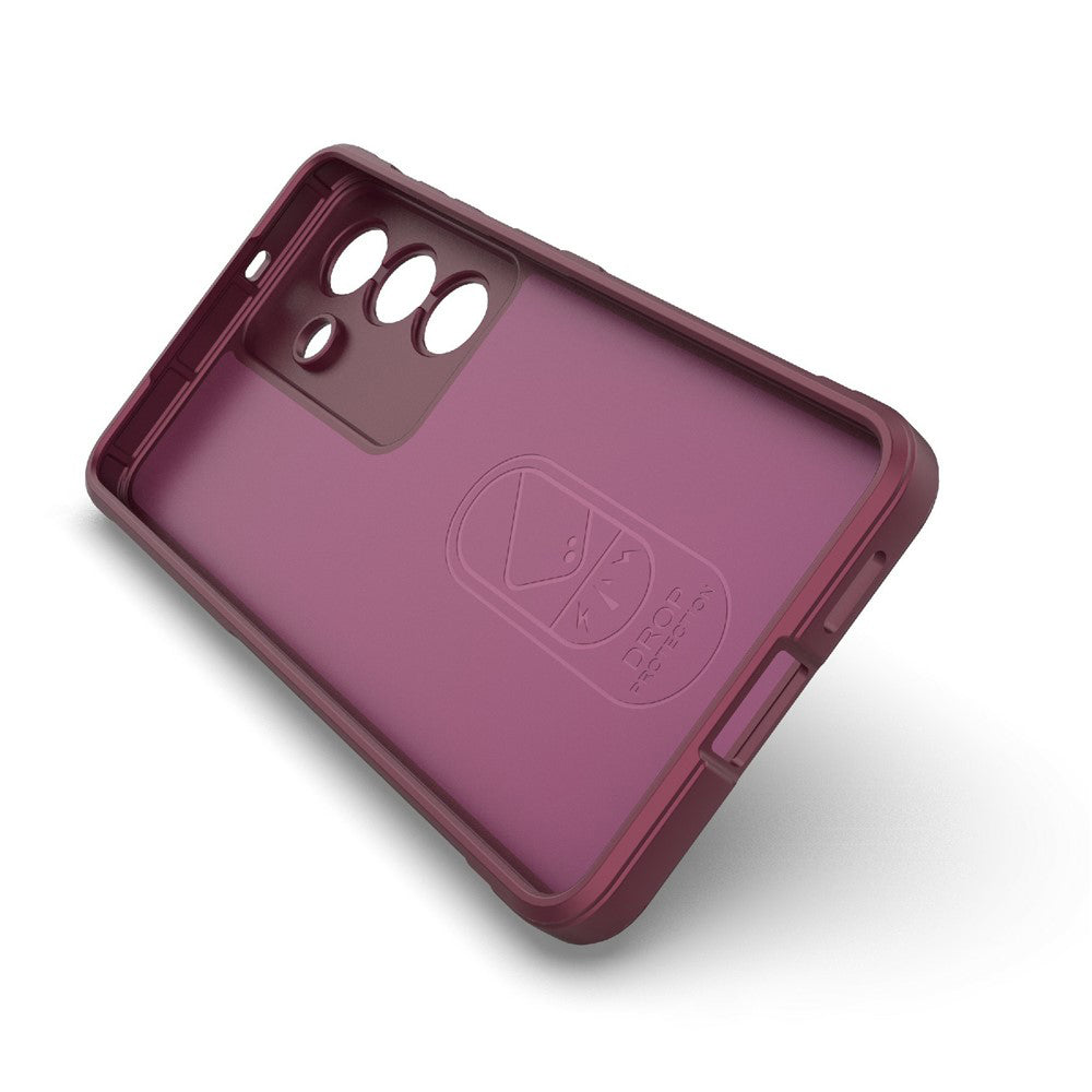 Case for Samsung Galaxy S26 S942, Techsuit, Magic Shield, Burgundy