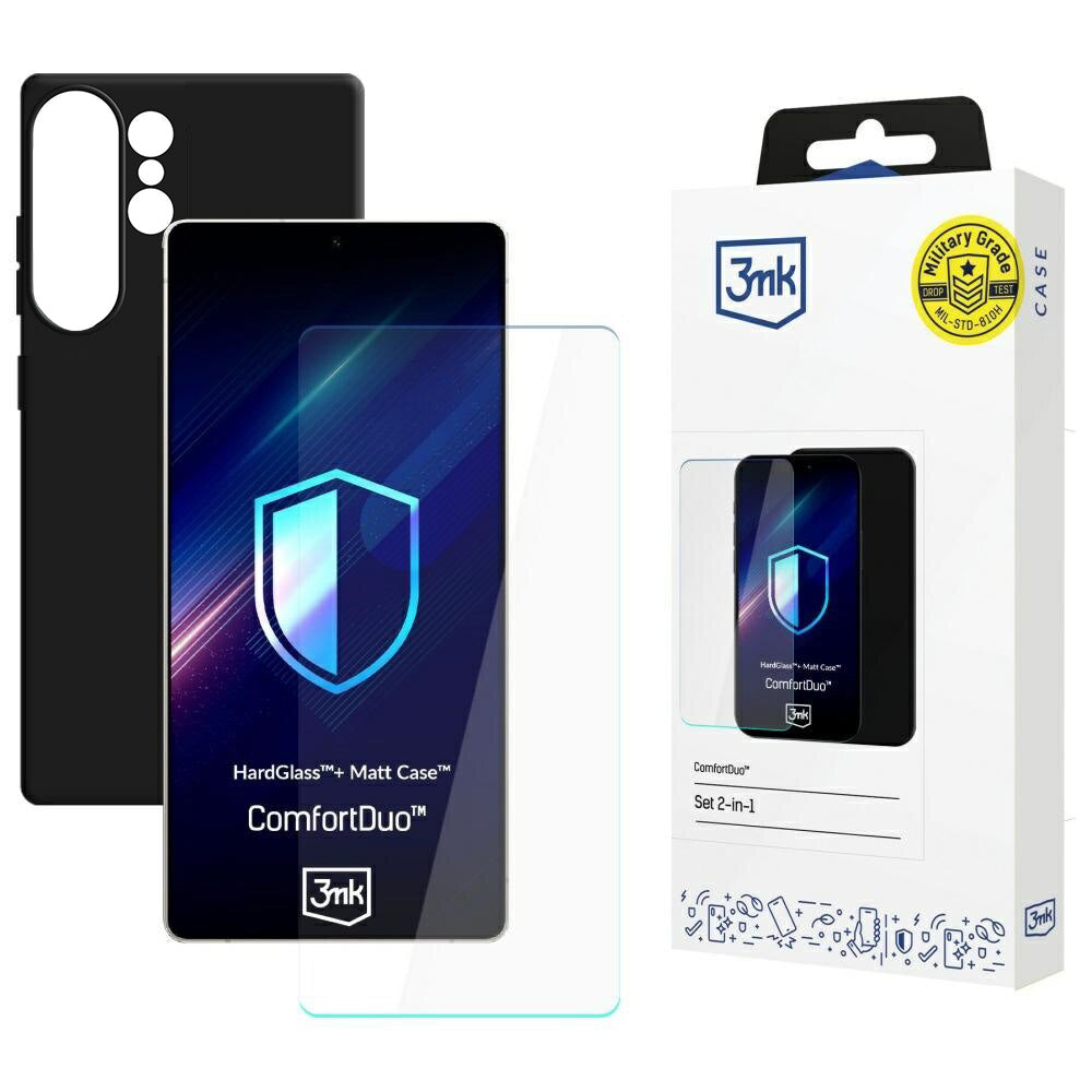 Case for Samsung Galaxy S26 Ultra S948, 3MK, ComfortDuo, Black