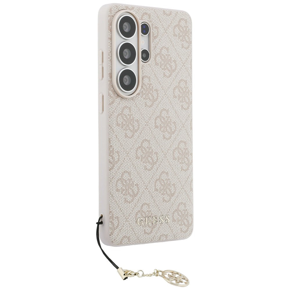 Case for Samsung Galaxy S26 Ultra S948, Guess, 4G Classic Logo Charm, Pink