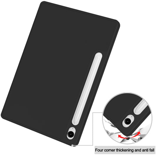 Case for Samsung Galaxy Tab S10 FE / Tab S9 FE, Techsuit, Flex Trifold, Black