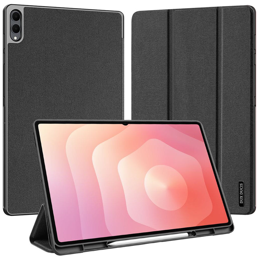 Case for Samsung Galaxy Tab S12 Ultra / Tab S11 Ultra, DUX DUCIS, Domo with Pen Holder, Black