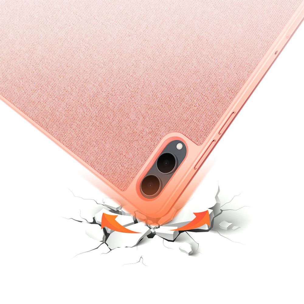 Case for Samsung Galaxy Tab S12 Ultra / Tab S11 Ultra, DUX DUCIS, Domo with Pen Holder, Pink