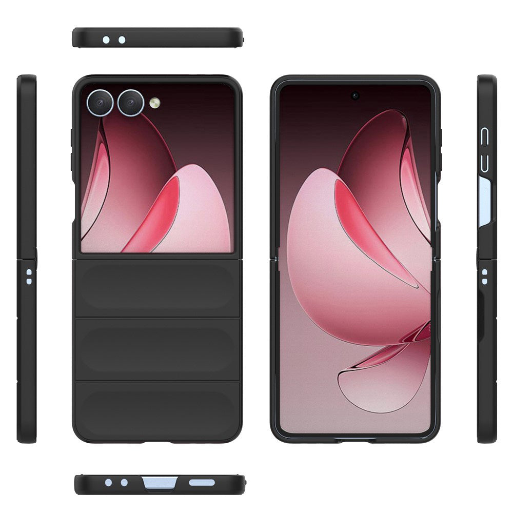 Case for Samsung Galaxy Z Flip7 F766, Techsuit, Magic Shield, Burgundy