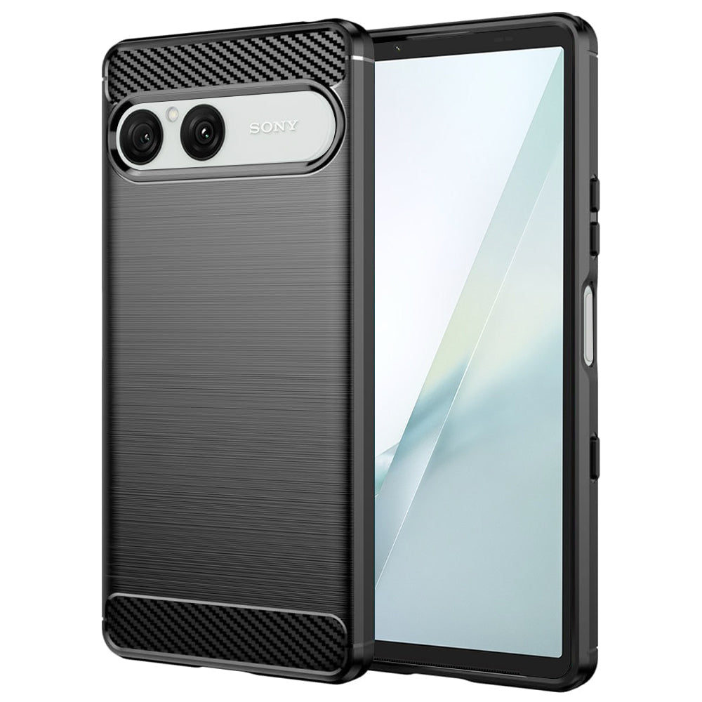 Case for Sony Xperia 10 VIII, Techsuit, Carbon, Black