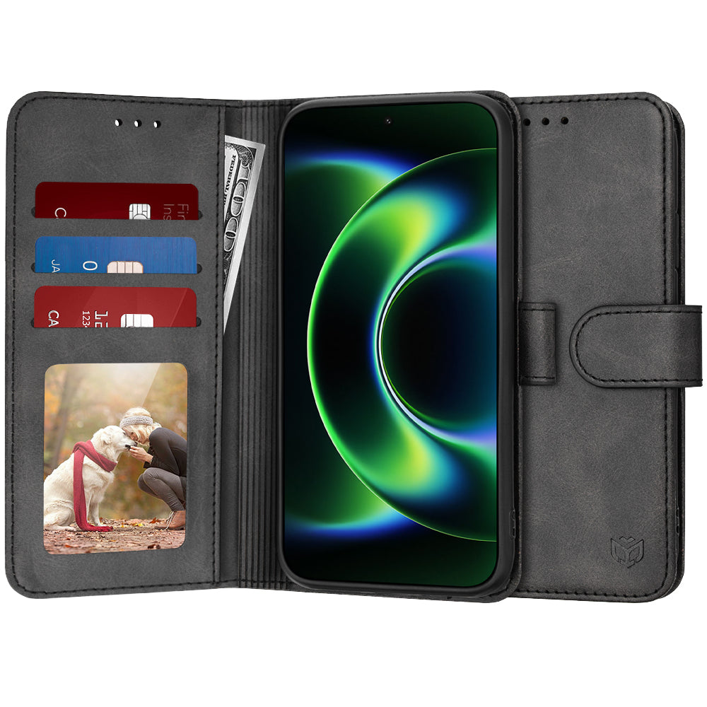 Case for Xiaomi 17 Ultra, Techsuit, Diary Book, Black