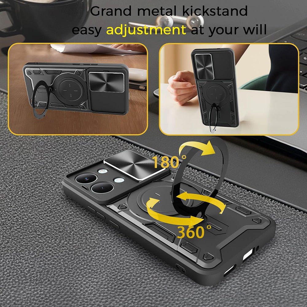 Case for Xiaomi Poco X8 Pro Max, Techsuit, CamGuard Pro, Black