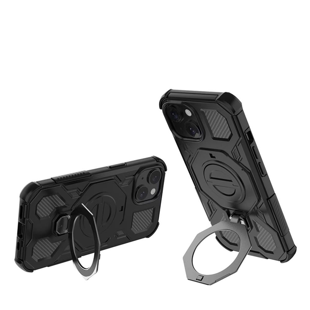Case for Xiaomi Redmi 15 5G / 15 4G, Techsuit, Carbon Shield Pro, White