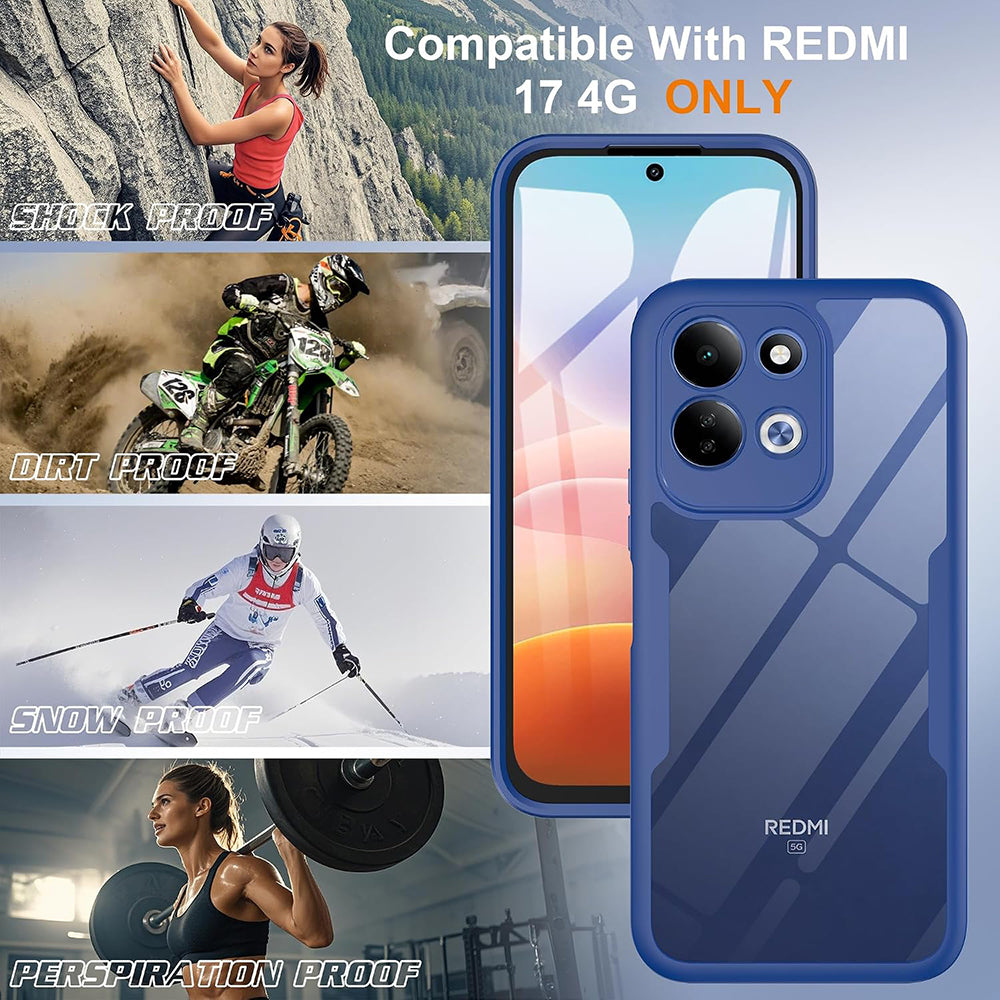 Case for Xiaomi Redmi 17 5G / 17 4G, Techsuit, ColorVerse 360, Black