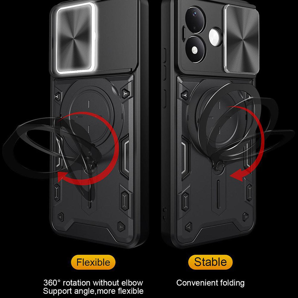 Case for Xiaomi Redmi Note 17 4G / Note 17 5G, Techsuit, CamGuard Pro, Red