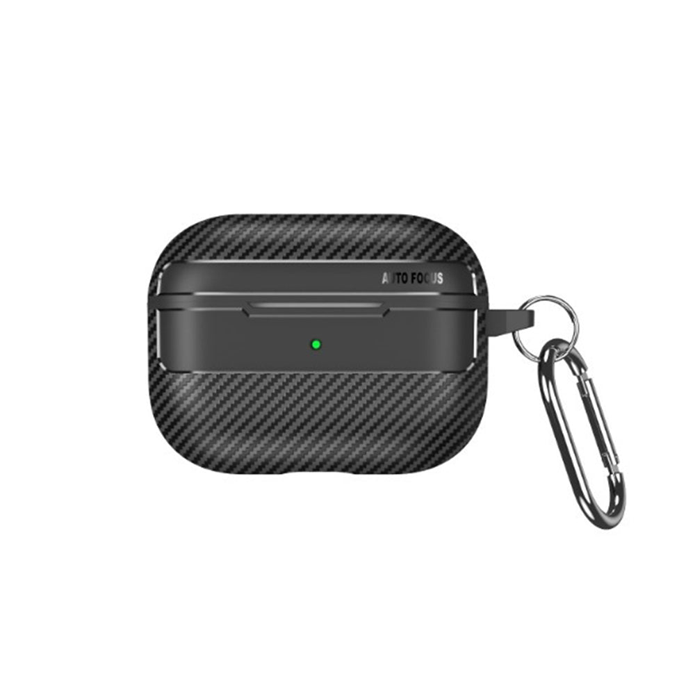 Techsuit CarbonFiber Case for Apple AirPods 4, Black