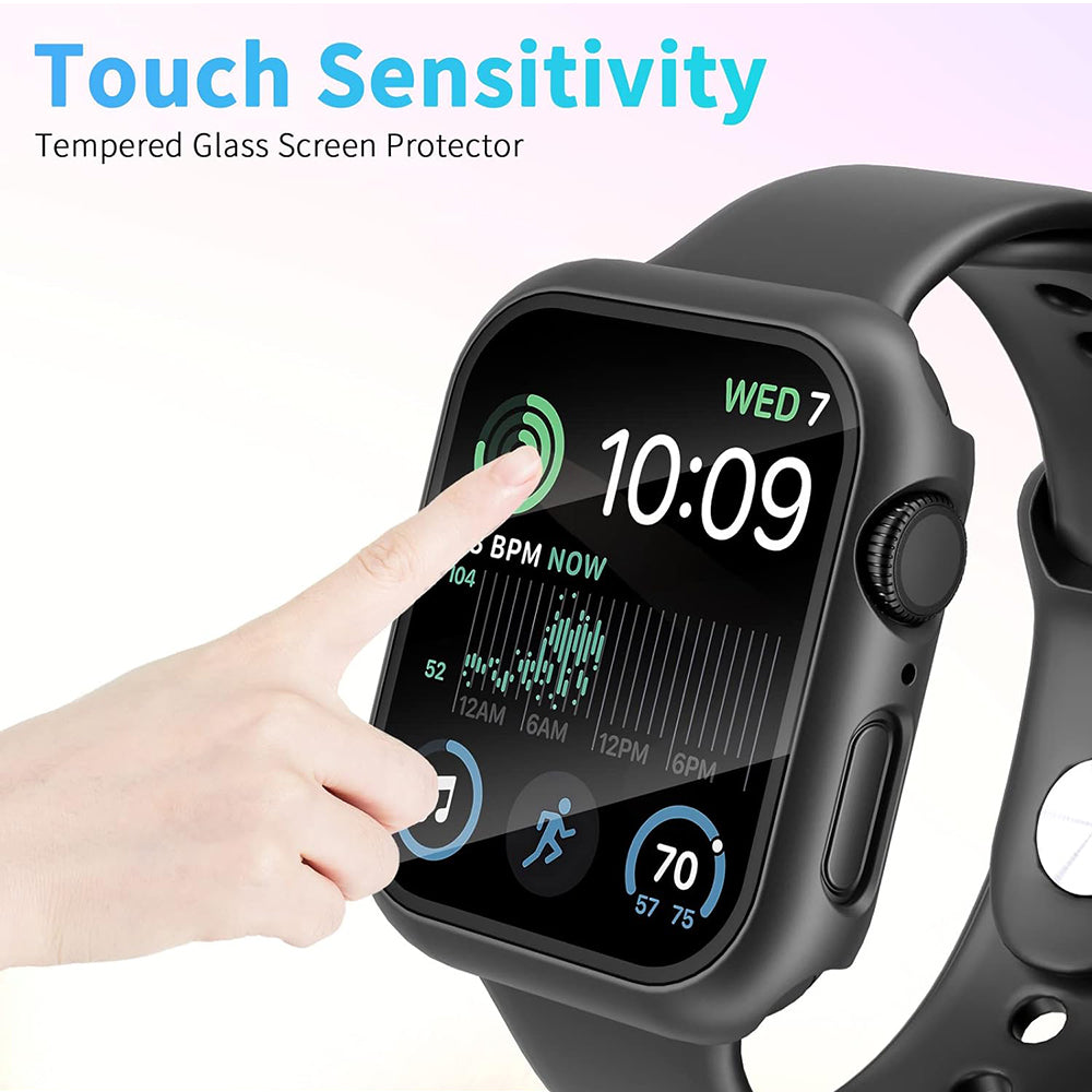 Techsuit Defense360 Pro Case for Apple Watch 40mm Series, Black