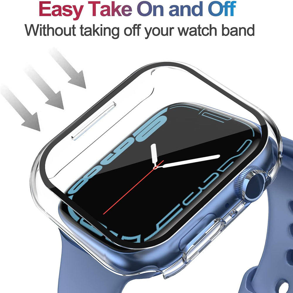 Techsuit Defense360 Pro Case for Apple Watch 7 45mm Series, Transparent