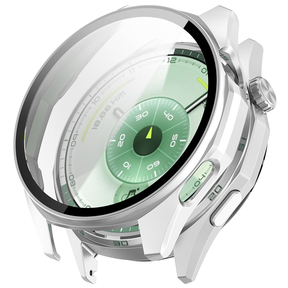 Techsuit Defense360 Pro Case for Huawei Watch GT 6 46mm, Silver